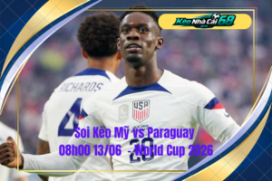 Đội hình dự kiến trước trận Mỹ vs Paraguay